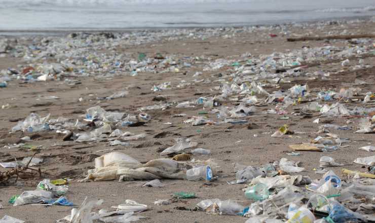 rifiuti spiaggia plastica