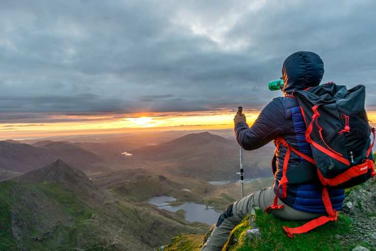 ecoturista montagna