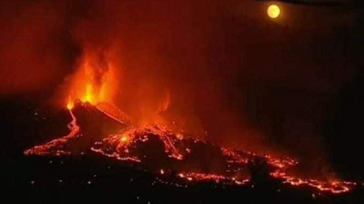 eruzione vulcano canarie