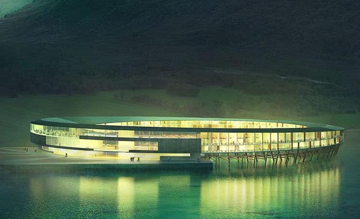 Svart Glacier: un hotel futuristico nel circolo polare artico