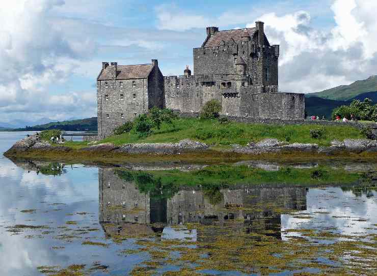 Castello di Aileen Donan in scozia