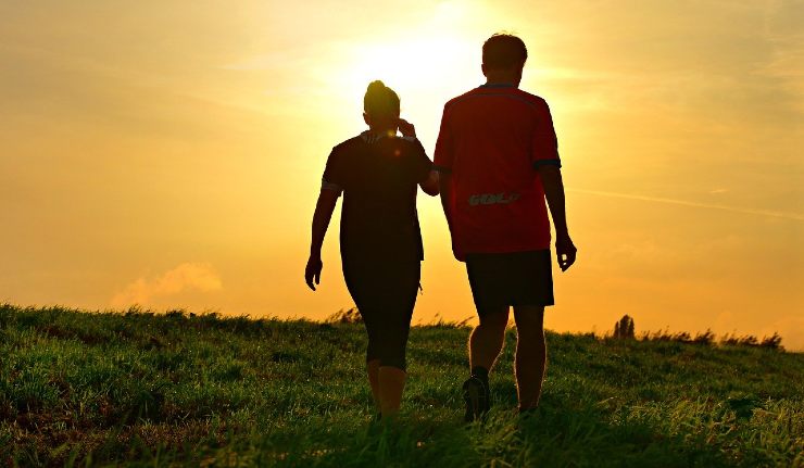 Passeggiata della gratitudine coppia