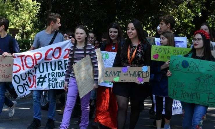 Federica Gasbarro e Greta Thunberg