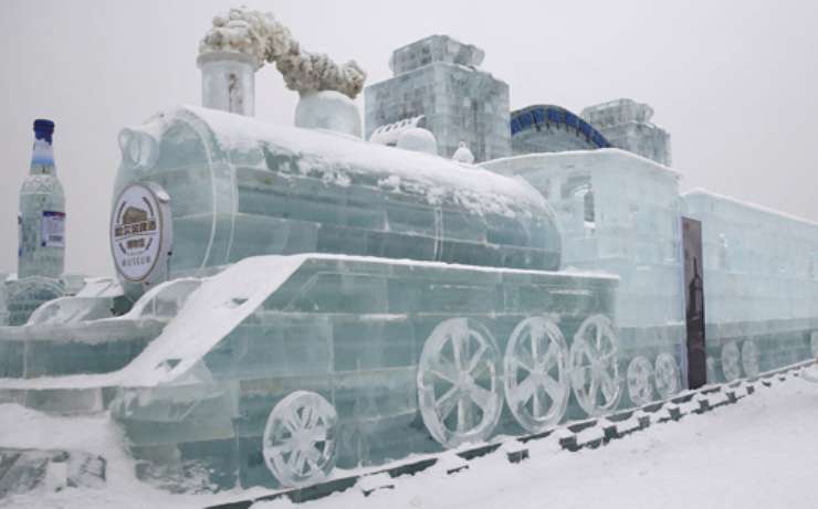 harbin città ghiaccio