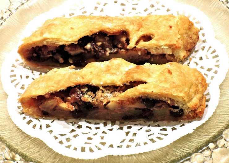 Strudel pere e cioccolato