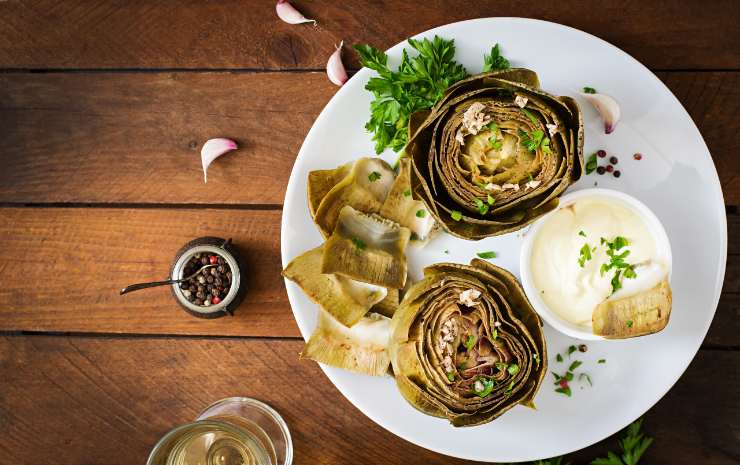 riciclare pane carciofi ripieni