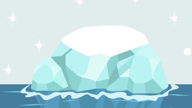 polo nord iceberg 