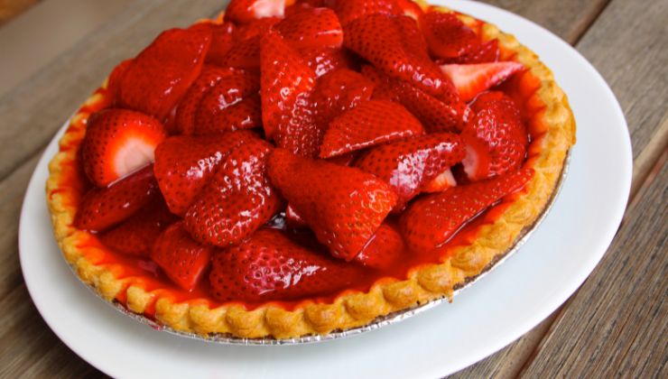 crostata di fragole