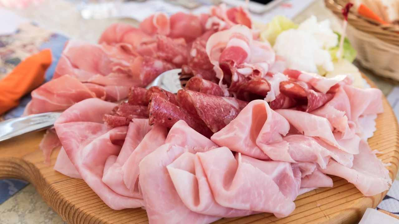 salumi conservati perfettamente