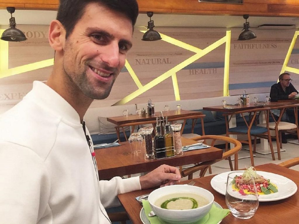 novak djokovic tennis vegan