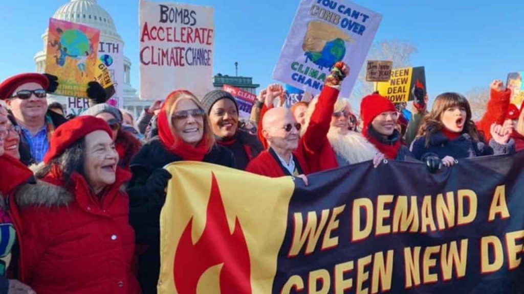 jane fonda proteste