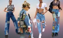Jeans strappati
